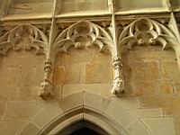 Carcassonne, Basilique St-Nazaire & St-Celse, Sculptures, Tetes